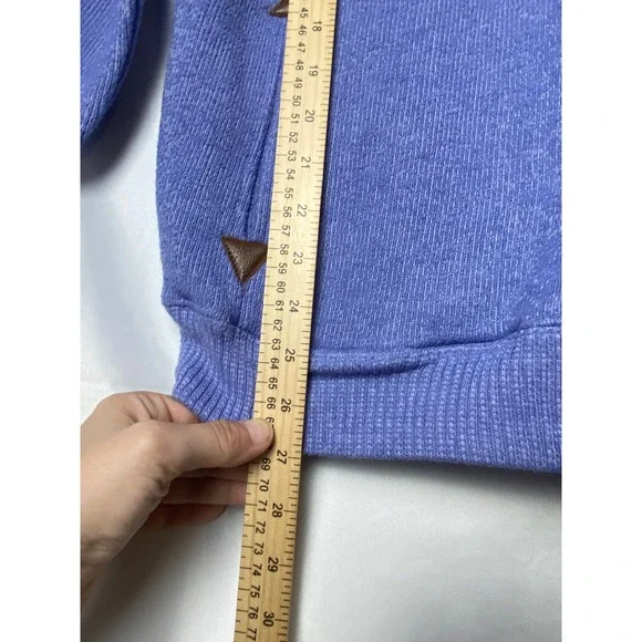 Renegade Glacier Pullover Sweatshirt Cowl Neck Embroidered Lavender Purple small - Picture 6 of 8